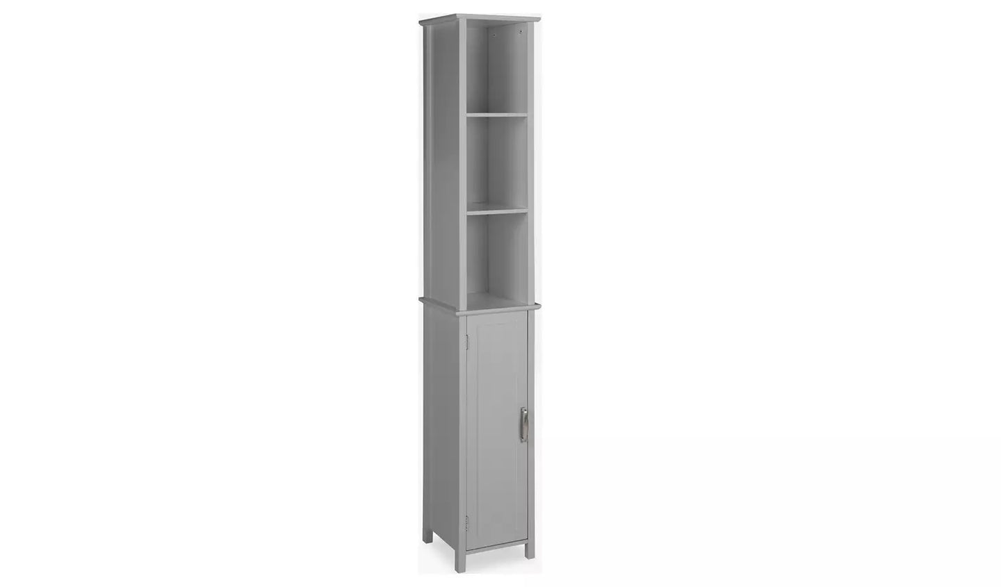 Assembled Tongue & Groove Tallboy - Grey